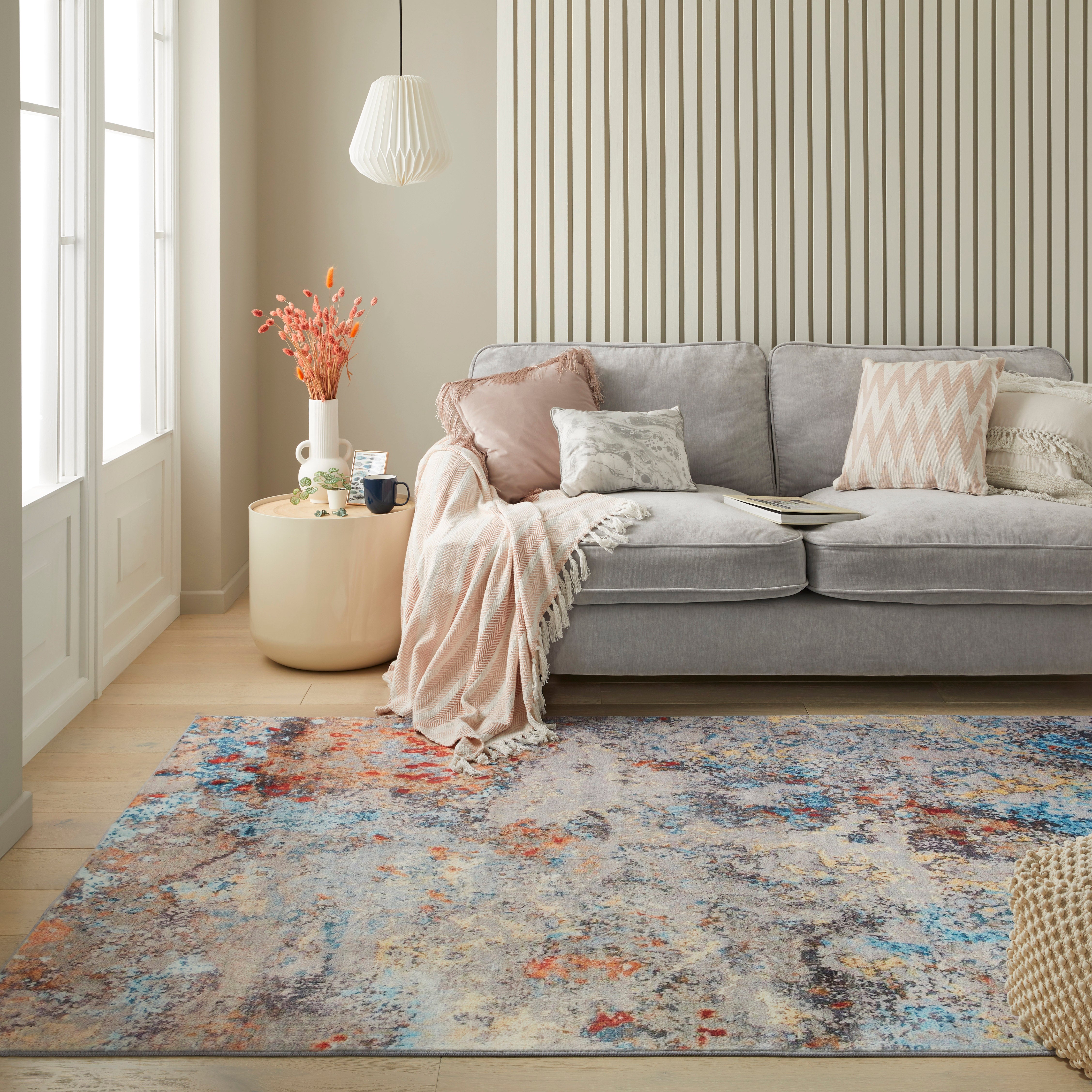 Concept Looms Lux Washable LUX01 Light Multicolour Rug
